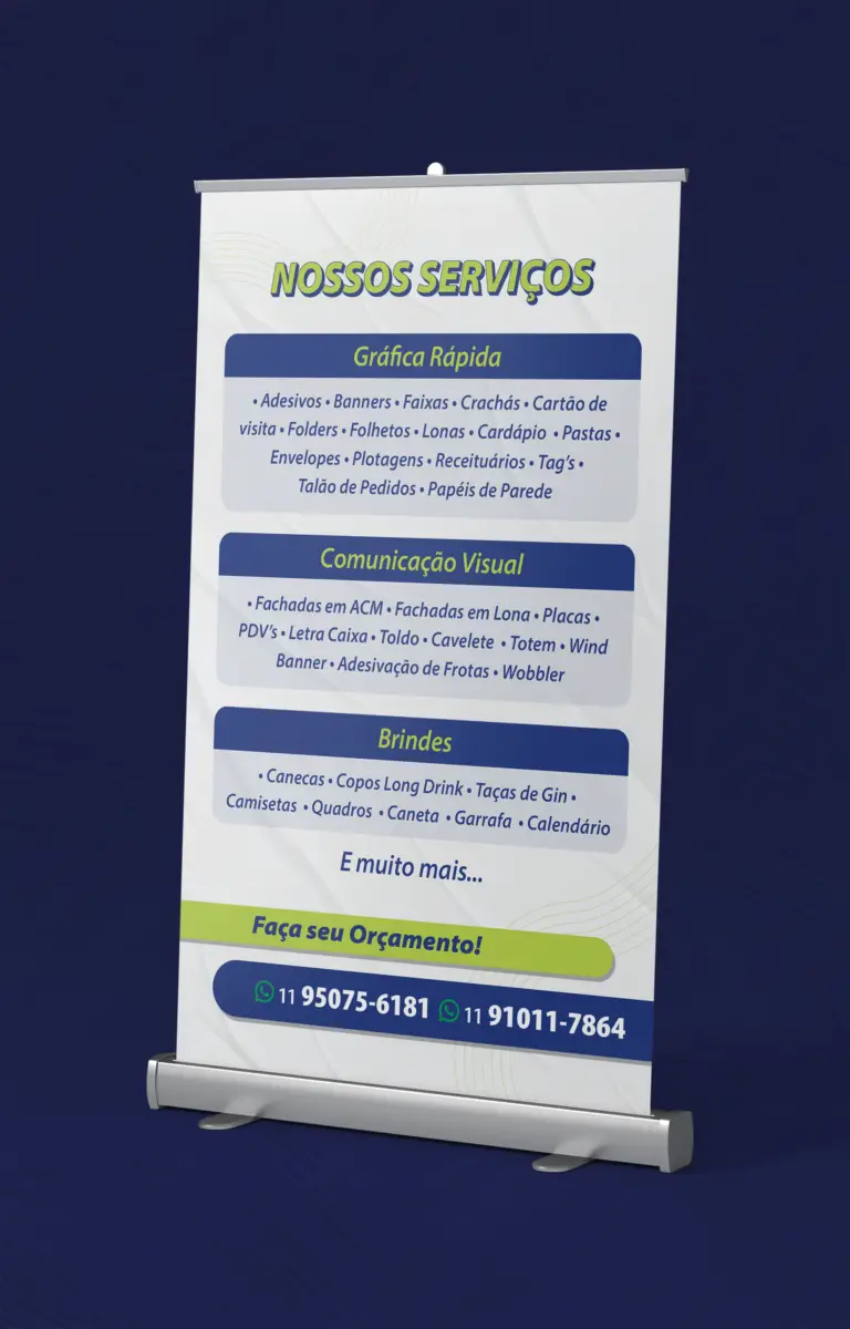 Faixa, Lona E Banner