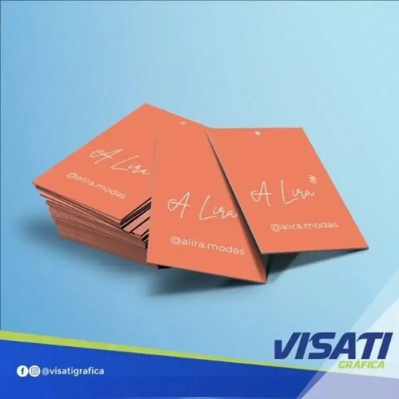 Etiquetas tag para precificação roupas