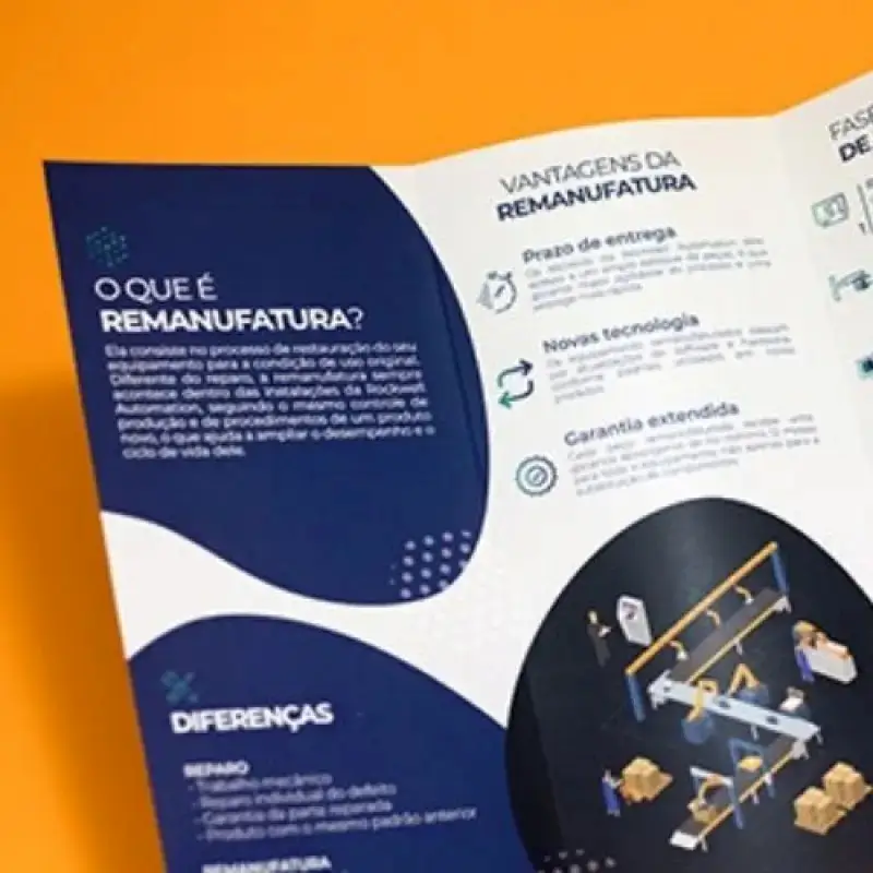 Folder de apresentação de empresa