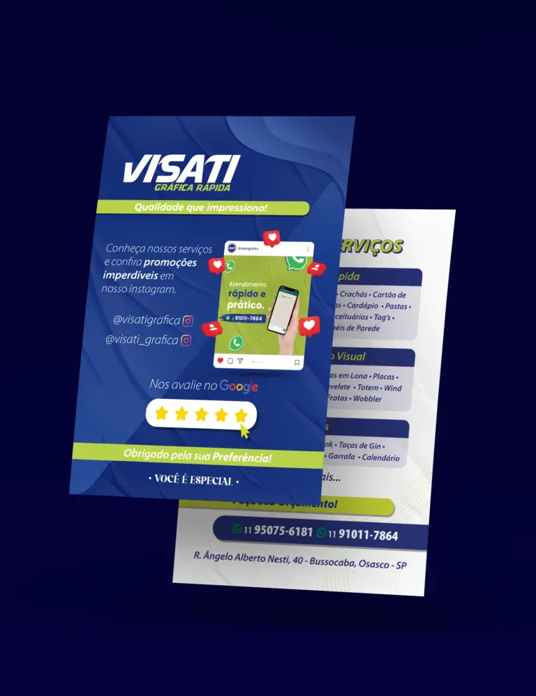Folheto, Folder E Flyer